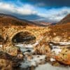 Old bridge, Glen Shee, Cairngorms National Park, Scotland. HC017
