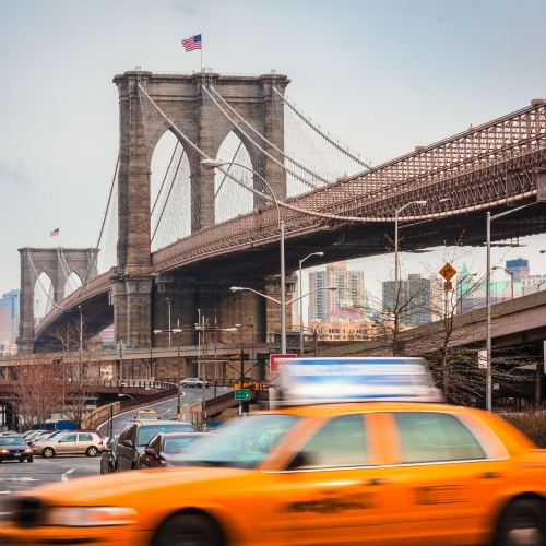 The Brooklyn Bridge from Manhattan, New York City NY035