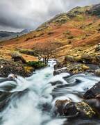 Bleamoss Beck, below Blea Tarn, The Lake District, Cumbria, England.