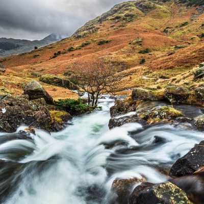 Bleamoss Beck Below Blea Tarn Lake District Cumbria
