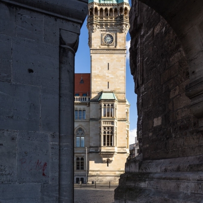 Tower of the Rathaus, Braunschweig, Germany. BS008