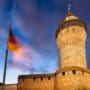 Sinwell Tower of Nuremberg Castle, Germany. NU002