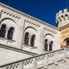 Courtyard stairs of Neuschwanstein Castle, Bavaria, Germany. BV005