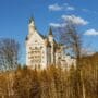 Neuschwanstein Castle from the south, Bavaria, Germany. BV001