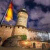Sinwell Tower of Nuremberg Castle, Germany. NU001