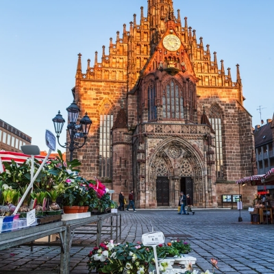 The Frauenkirche and Hauptmarkt, Nuremberg Germany