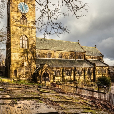 St Michael and All Angels' Church, Haworth, West Yorkshire, England.
