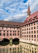 The Pegnitz River in Nuremberg, Germany