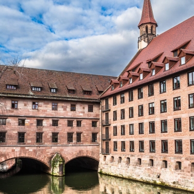 The Pegnitz River Nuremberg Germany