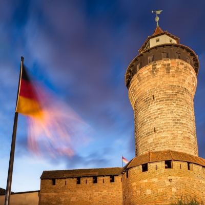 Sinwell Tower of Nuremberg Castle Germany