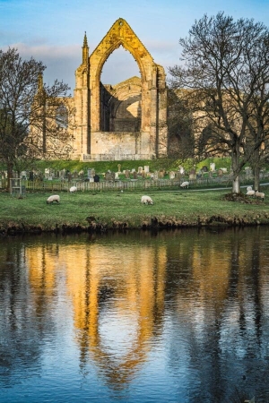 Bolton Priory and the River Wharfe, Yorkshire, England. Bolton Priory and the River Wharfe, Yorkshire, England.