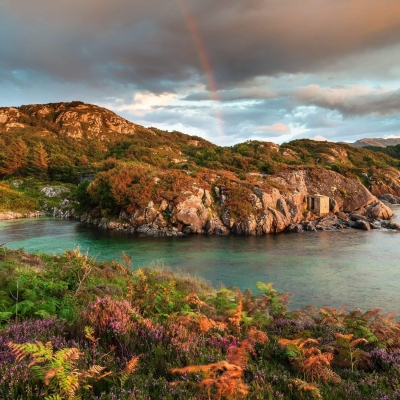 Last light at Ardtoe, Ardnamurchan, in the West Highlands of Scotland.