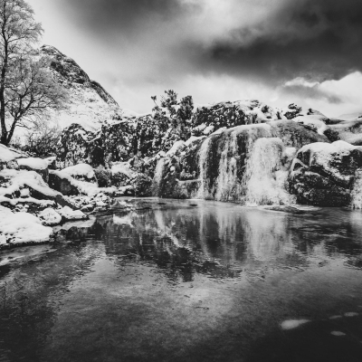 Coupall Falls, Glen Etive, Scotland.