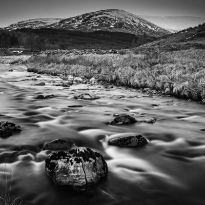 River Isla near Tulchan Lodge, Angus, Scotland.