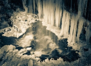 Frozen Grassy Creek Falls, Little Switzerland, North Carolina, USA. CM017 Frozen Grassy Creek Falls, Little Switzerland, North Carolina, USA. CM017