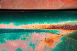 Corroded painted surface of a truck in Spruce Pine, North Carolina, USA. NC017 Corroded painted surface of a truck in Spruce Pine, North Carolina, USA. NC017