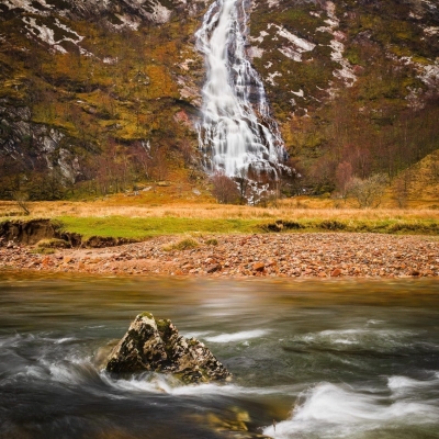 Steall Waterfall Glen Nevis Lochaber Scotland
