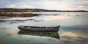 Boat at Rossadillisk, Connemara, County Galway. IL010 Boat at Rossadillisk, Connemara, County Galway. IL010