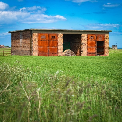 Brick Barn Near Fife Ness Scotland