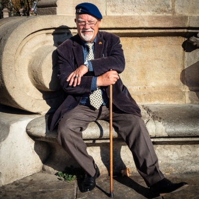 Army veteran, Barcelona, Spain