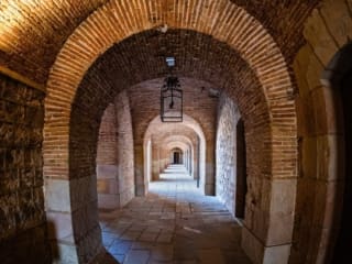 Passageway in the Castel Montjuic, Barcelona.