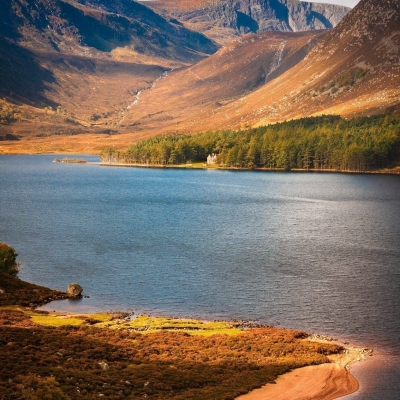 Broad Cairn and Creag an Dubh-Loch at the head of Loch Muick, Cairngorms National Park, Scotland. HC076 Broad Cairn and Creag an Dubh-Loch at the head of Loch Muick, Cairngorms National Park, Scotland. HC076