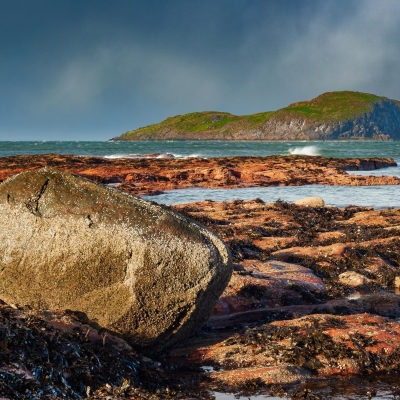 Craigleith Island, from North Berwick, East Lothian, Scotland. LN005 Craigleith Island, from North Berwick, East Lothian, Scotland.
