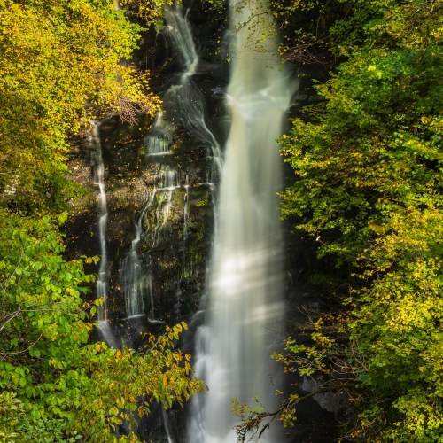 Black Spout waterfall, Pitlochry, Perthshire, Scotland. HC061