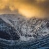 Coire Ardair and the cliffs of Creag Meagaidh. HC058