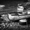 Moored boats, Connemara, Ireland. IM002