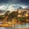 Loch Tulla and Stob Gabhar, The Black Mount, Scotland. HC039