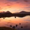 Dusk over the Rannoch Moor, Scotland. LR010