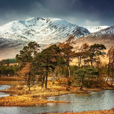 Loch Tulla and Stob Gabhar, The Black Mount, Scotland.