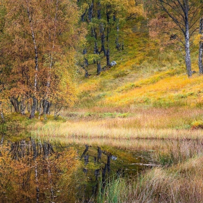 Lochan near Camusvrachan, Glen Lyon, Perthshire