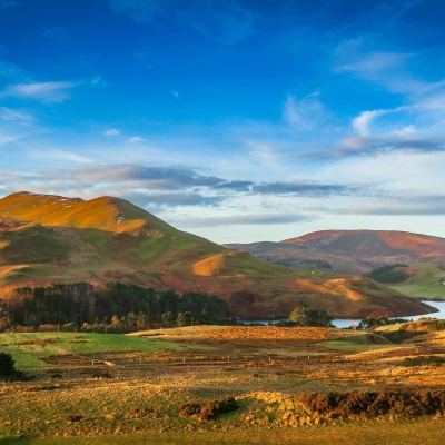 The Pentland Hills from Castlelaw, Midlothian, Scotland. LN001 The Pentland Hills from Castlelaw, Midlothian, Scotland.