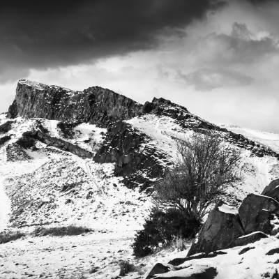 Salisbury Crags, Edinburgh, Scotland.