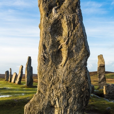 Standing stones at Calanais, Isle of Lewis, Outer Hebrides, Scotland. HB011