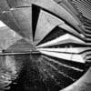 Fisheye view of the V&A Dundee building, Dundee, Scotland. DM018