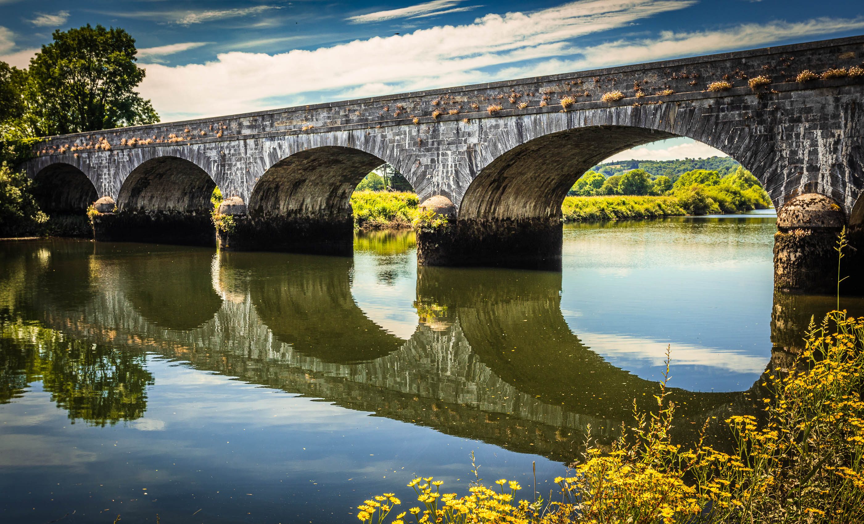 The 'Avonmore Bridge', Cappoquin, County Waterford, Ireland. BW018