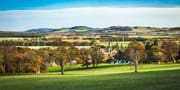 Autumn view over Falkland, Fife, Scotland.