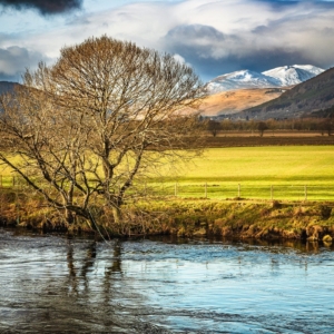 The River Tay at Aberfeldy, Perthshire, Scotland. PH008