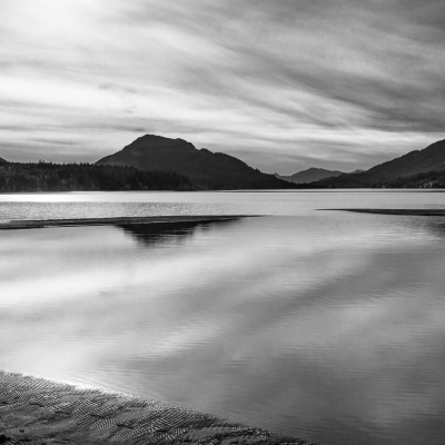 Loch Laggan from the east, Scotland.