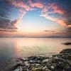 Sunset over the Firth of Lorn from Dunstaffnage, Argyll