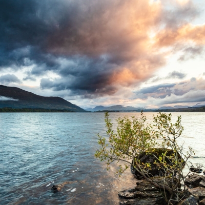 Dawn over Loch Awe, Argyll, Scotland.