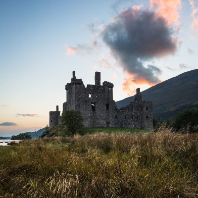Kilchurn Castle Dusk Loch Awe Argyll Scotland