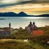 Abandoned croft houses at Coille Ghillidh, Applecross, Scotland.