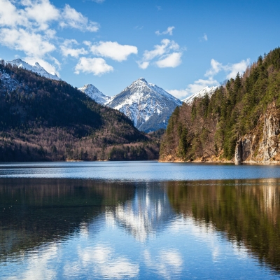 The Alpsee, Bavaria, Germany.
