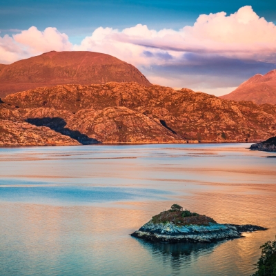 Beinn Alligin Liathach From Kenmore Applecross Scotland
