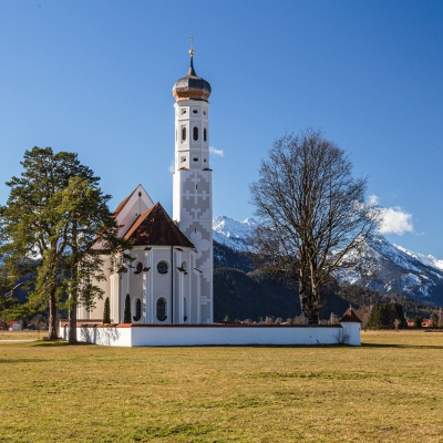 St Coloman Chapel, Near Schwangau, Bavaria, Germany