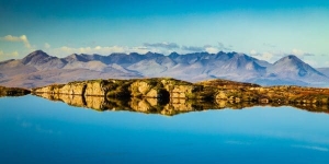 Cuillins Skye From Lochan Near Bealach Applecross